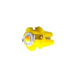 Led bulb 1 smd 3030 super bright, socket T5 B8.3D, yellow color, for dashboard and center console